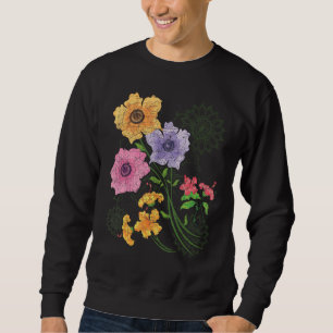 Botany Garden Blume Gardener Wildblume Blüten Sweatshirt