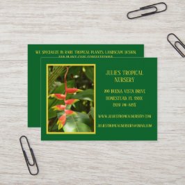 Botany Green Pflanze Kinderzimmer Tropische Pflanz Visitenkarte