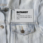 Botany Nerd Funny Definition Button (Insitu)