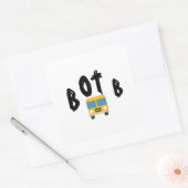 BOTB-Aufkleber Quadratischer Aufkleber (Umschlag)