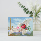 Bote der Liebe Postkarte (Stehend Vorderseite)