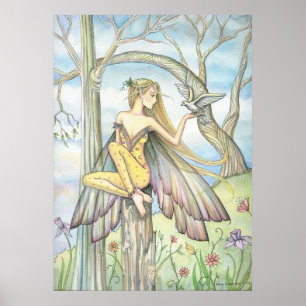 Bote Fairy Dove Poster von Molly Harrison