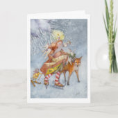 "Bote-" Weihnachtskarte Feiertagskarte (Vorderseite)