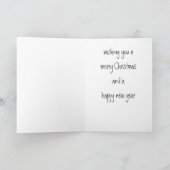 "Bote-" Weihnachtskarte Feiertagskarte (Innenseite)