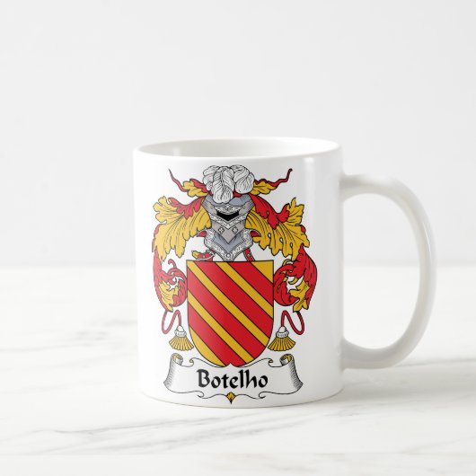 Botelho Familienwappen Kaffeetasse (Rechts)
