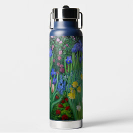 botella de agua con mi jardín privado trinkflasche