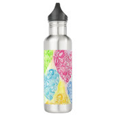 Botella de agua corazones de caracolas edelstahlflasche (Links)