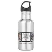 Botella De Agua Fantastic Photo Collage Best Frien Edelstahlflasche (Vorderseite)