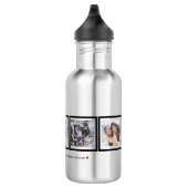 Botella De Agua Fantastic Photo Collage Best Frien Edelstahlflasche (Rechts)
