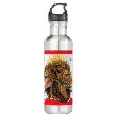 Botella de Agua Lady Leo León Zodíaco Edelstahlflasche (Vorderseite)