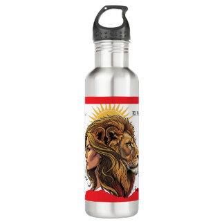 Botella de Agua Lady Leo León Zodíaco Edelstahlflasche