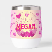 Botella de agua Mom Fuel coffee editable (Rückseite)