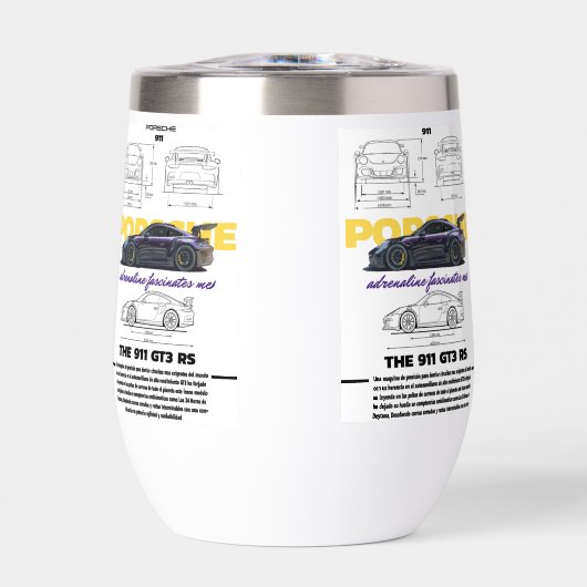 Botella de agua porsche (Vorderseite)