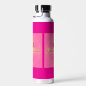 botella personalizada color rosa trinkflasche (Rechts)
