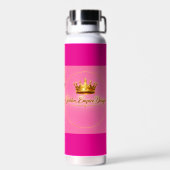 botella personalizada color rosa trinkflasche (Rückseite)