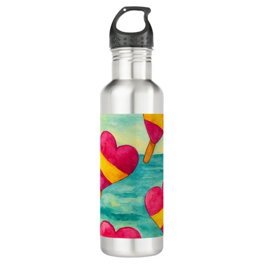 Botellas de agua y tazas de viaje helados edelstahlflasche (Vorderseite)