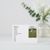 Botengang, Visitenkarte (Stehend Vorderseite)