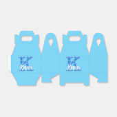 Botenname Benutzerdefinierter Karierter Buchstabe  Geschenkschachtel (Ungefaltet)