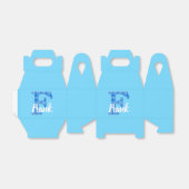 Botenname Benutzerdefinierter Karierter Buchstabe  Geschenkschachtel (Ungefaltet)