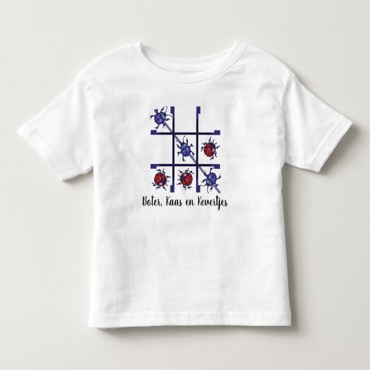 Boter, kaas en kevertjes. Pixelart Kleinkind T-shirt (Vorderseite)