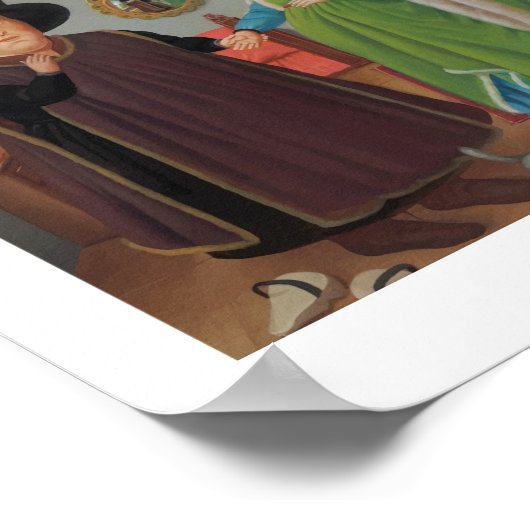 Botero - Die Arnolfini Poster (Ecke)