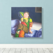 Botero „einbaut leinwanddruck (Insitu (Holzboden))