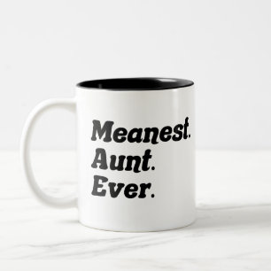 Böteste Tante überhaupt Cooler Geburtstag Tante Lu Zweifarbige Tasse