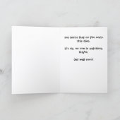 Both Feet Scale Get Well Card  SCB-2 Karte (Innenseite)