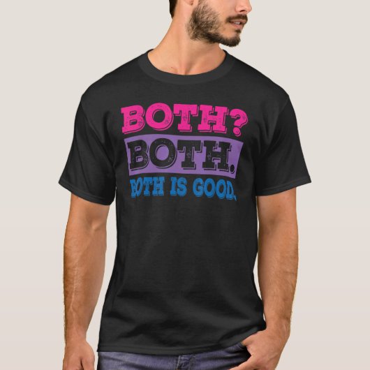 Both Good Pansexual Bisexual Rainbow LGBTQ Gender  T-Shirt (Vorderseite)