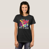 Both Is Great Bi Bisexual Rainbow Pride Bisexualit T-Shirt (Vorne ganz)