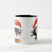 Both Side 3D Christmas Wird Merry Christmas Mug Zweifarbige Tasse (Mittel)