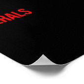 (both Side) Don't Make Fun Of Liberals Without Me Poster (Ecke)