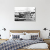 Bothell, WA - Downtown Street Scene Fotografy Leinwanddruck (Insitu (Schlafzimmer))