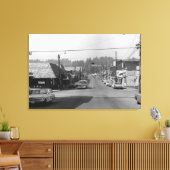 Bothell, WA - Downtown Street Scene Fotografy Leinwanddruck (Insitu (Wohnzimmer))