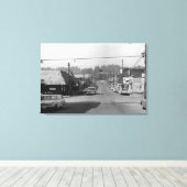 Bothell, WA - Downtown Street Scene Fotografy Leinwanddruck (Insitu (Holzboden))