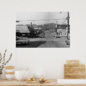Bothell, WA - Downtown Street Scene Fotografy Poster (Küche)