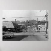 Bothell, WA - Downtown Street Scene Fotografy Poster (Vorne)