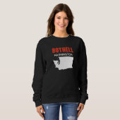 Bothell Washington USA State America Travel Washin Sweatshirt (Vorne ganz)