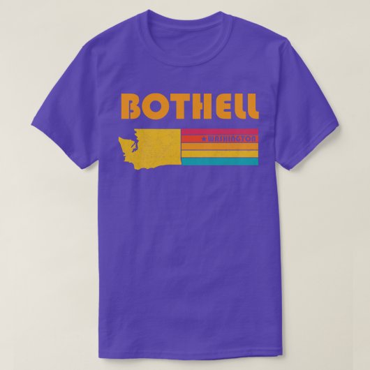 Bothell Washington Vintag Distressed Souvenir T-Shirt (Design vorne)