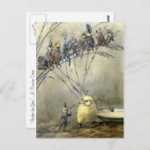 "Bother the Gnat" - Blue-Tone Postkarte (Vorne/Hinten)