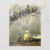 "Bother the Gnat" - Blue-Tone Postkarte (Vorderseite)