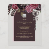 BOTHIC ROSE Burgund Hochzeit im Herbst (Rückseite)