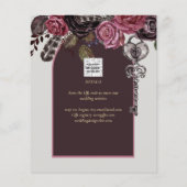 BOTHIC ROSE Burgund Hochzeit im Herbst (Rückseite)