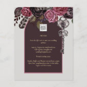 BOTHIC ROSE Burgund Hochzeit im Herbst Flyer (Hinten)