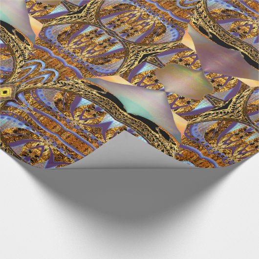 Bothildsley Baroque Rokoko Elegant Geschenkpapier (Ecke)