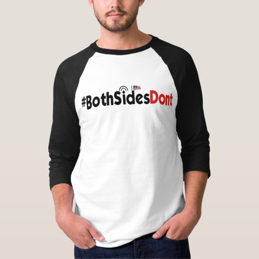 #BothSidesDont - grundlegender 3/4 Hülseraglan-T - T-Shirt (Vorderseite)
