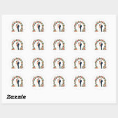Boticelli Wedding Couple Sticker (Blatt)