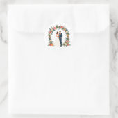 Boticelli Wedding Couple Sticker (Tasche)