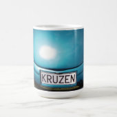 Botoms Up BLUE Kruzen Klassikwagen breit Kaffeetasse (Mittel)