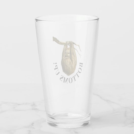 "Botoms Up"-Fliege Glas (Rückseite)